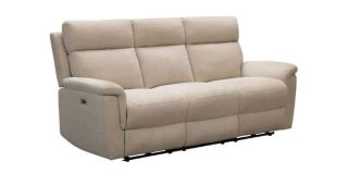 Detroit Natural Fabric 3 + 2 Sofa Set Electric Recliner