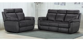 Baxter Grey Fabric 3 + 2 Sofa Set