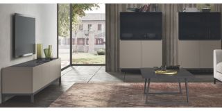 Kali Taupe Four Door TV Unit