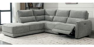 Ellie Grey LHF Electric Corner With USB And USBC Charging Ports