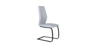 Pair Of Alta Dining Chairs Silver