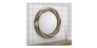 Andante Round Mirror - Champagne