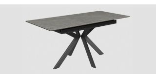 Aramis Matte Grey 1.3m – 1.7m Ceramic Extending Dining Table