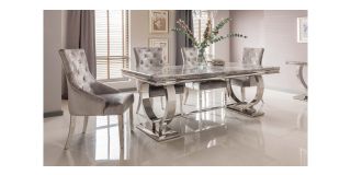Arianna 2m Dining Table Grey