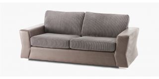 Rayford Fabric Charcoal Grey 3 Seater