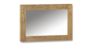 Astoria Wall Mirror - Waxed Oak - Solid Oak