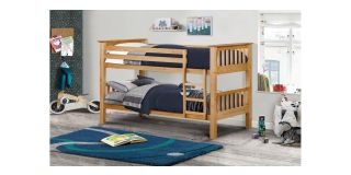 Barcelona Bunk - Antique Pine - Low Sheen Lacquer - Solid Pine