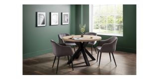 Berwick Round Table - Oak - MDF