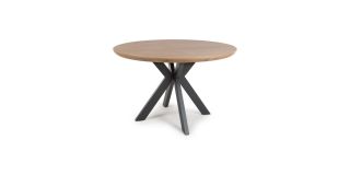 Boston Round Table 1.2m - Smoked Oak