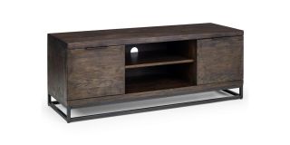 Brooklyn TV Unit - Dark Oak - Dark Oak - Solid Oak with Real Oak Veneers