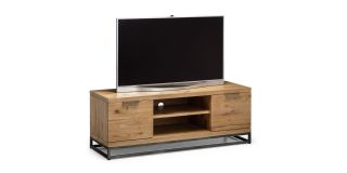 Brooklyn TV Unit - Solid Oak with Real Oak Veneers