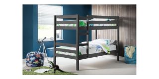 Camden Bunk Bed - Anthracite - Anthracite Finish - Solid Pine with MDF