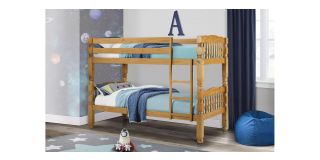 Chunky Bunk Bed - Low Sheen Lacquer - Solid Pine
