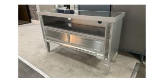 Mirrored Tv Unit - Scratches And Scuffs Sold As Seen - Ex-display Showroom Product 49252