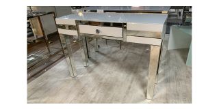 High Gloss And Mirrored Dressing Table - Few Scuffs Sold As Seen - Ex-display Showroom Product 49258