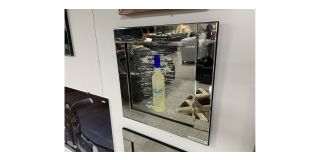 3D Grey Goose Scene Print With Mirrored Frame - Sold As Seen - Ex-display Showroom Product 49287