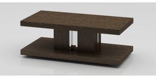 Dark Elm Rectangular Coffee Table