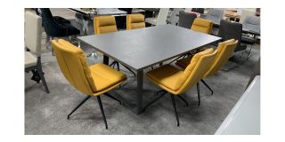 Grey 1.9m Dining Table (without Chairs)