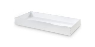 Ellie Underbed - Storage Drawer - Matt White Coating with Melamine Edging - Coated Particleboard