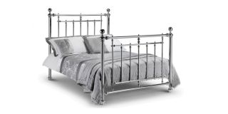 Empress Chrome Bed - Chrome Plating - Other Sizes Available - 135cm 150cm