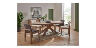 Falun Oval Medium Dining Table Smoked Oak