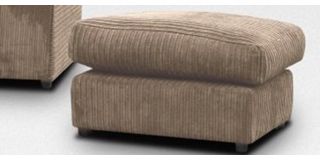 Dylan Footstool Coffee Jumbo Cord