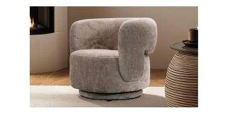 Koa Swivel Accent Chair Mink