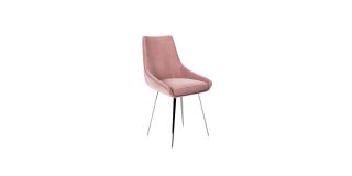Lanna Fabric Dining Chair Pink (Per Pair)