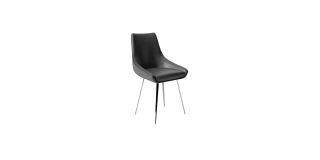 Lanna Leather Dining Chair Grey (Per Pair)