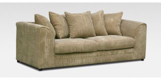 Dylan 3 Seater Coffee Jumbo Cord