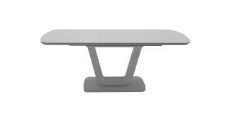 Lazzaro 1.6m - 2m Extending Dining Table Light Grey