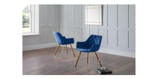 Lorenzo Dining Chair - Blue - Blue Velvet