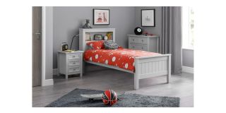 Maine Bookcase Bed - Dove Grey - Dove Grey Lacquer - Lacquered MDF