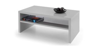 Metro High Gloss Coffee Table - Grey - Grey High Gloss - Lacquered MDF