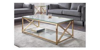 Miami Coffee Table - Gold - Gold