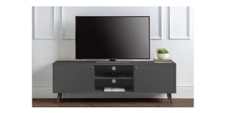 Moritz TV Cabinet - Grey - Grey Lacquer - Melamine