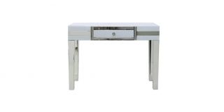White Stamford Mirror 1 Drawer Console Table