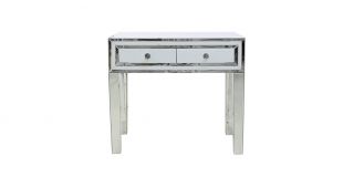 White Stamford Mirror Console Table