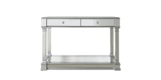 Silver Vesper Mirror Console Table