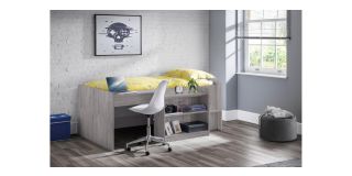 Neptune Midsleeper - Grey Oak - Grey Oak Finish - Coated Particleboard