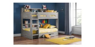 Orion Bunk - Grey Oak - Grey Oak Finish - Coated Particleboard