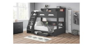 Orion Triple Sleeper - Anthracite - Anthracite Lacquer - Coated Particleboard