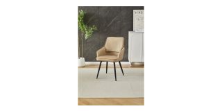 Pair Of Palermo Beige Dining Chairs