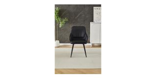 Pair Of Palermo Black Dining Chairs
