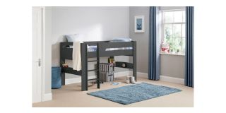 Pluto Midsleeper - Anthracite - Anthracite Lacquer - Lacquered MDF