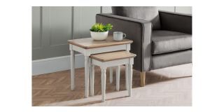 Provence Nest of Tables - Grey Lacquer