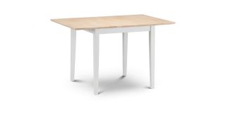 Rufford 2-Tone Extending Dining Table - Low Sheen Lacquer - Solid Malaysian Hardwood