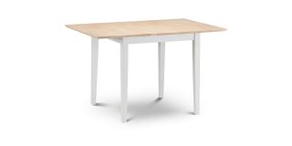 Rufford 2-Tone Extending Dining Table - Low Sheen Lacquer - Solid Malaysian Hardwood