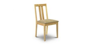 Rufford Dining Chair - Ivory Faux Suede - Low Sheen Lacquer - Solid Malaysian Hardwood