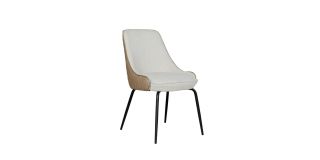Pair Of Sadia Dining Chairs Biscuit
